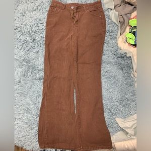 Amazon baggy fit brown jeans